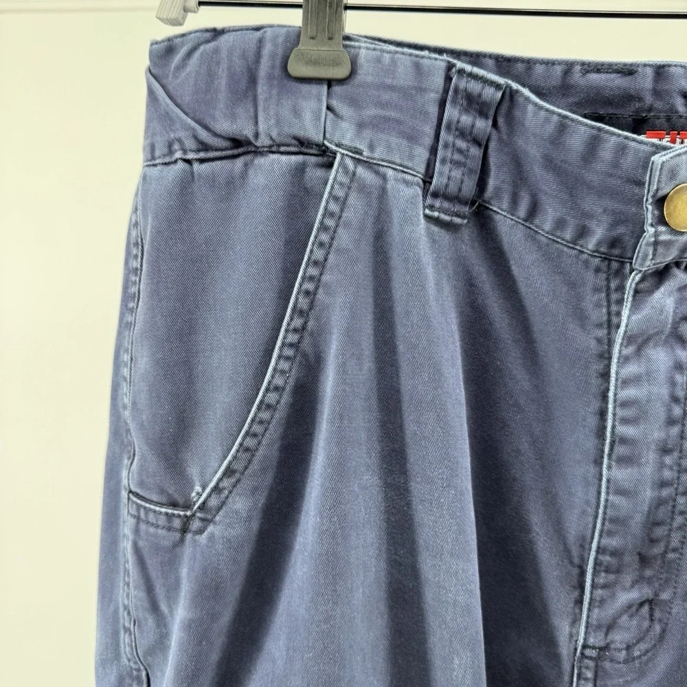 Bocomal FR Cargo Work Pants 36X32 Flame Resistant Hi Vis Reflective Utility Navy